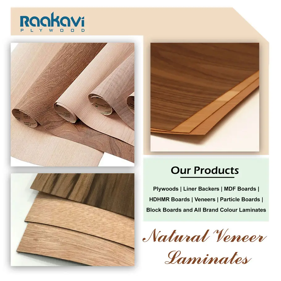 Natural veneers manufacturers in Chennai